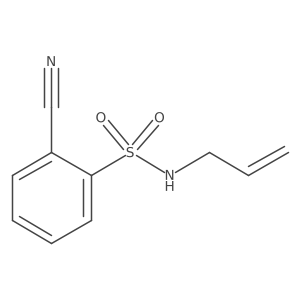 n-Allyl-2-cyanobenzenesulfonamide结构式