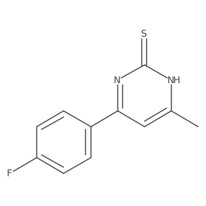 4-(4-Fluorophenyl)-6-methylpyrimidine-2-thiol结构式