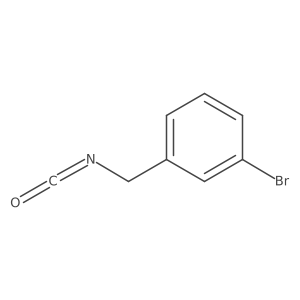 1-Bromo-3-(isocyanatomethyl)benzene Structure