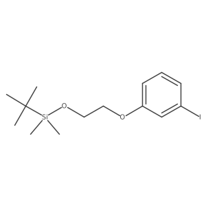 tert-Butyl-(2-(3-iodophenoxy)ethoxy)dimethylsilane Structure