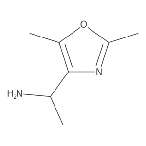 1-(2,5-Dimethyloxazol-4-yl)ethanamine Structure