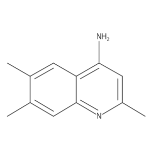 2,6,7-Trimethylquinolin-4-amine结构式
