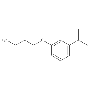 3-(3-Isopropylphenoxy)propan-1-amine Structure