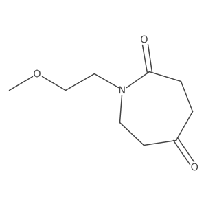 1-(2-Methoxyethyl)azepane-2,5-dione Structure