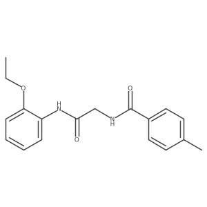 N~1~-[2-(2-Ethoxyanilino)-2-oxoethyl]-4-methylbenzamide Structure