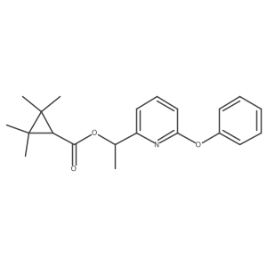 1-(6-Phenoxy-2-pyridinyl)ethyl 2,2,3,3-tetramethylcyclopropanecarboxylate结构式