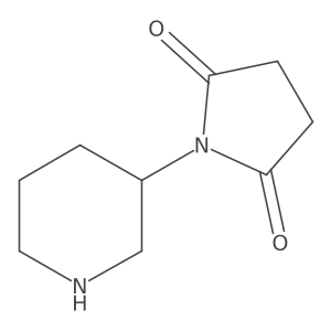 1-(Piperidin-3-YL)pyrrolidine-2,5-dione Structure