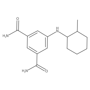 5-[(2-Methylcyclohexyl)amino]-1,3-benzenedicarboxamide结构式