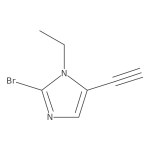 2-bromo-1-ethyl-5-ethynyl-1H-Imidazole Structure