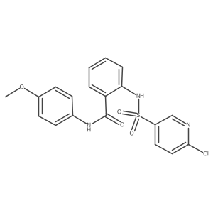 2-(6-Chloropyridine-3-sulfonamido)-N-(4-methoxyphenyl)benzamide Structure