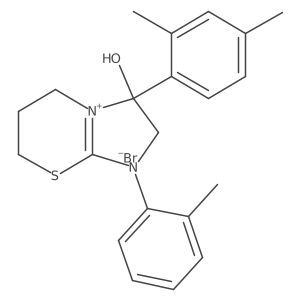 3-(2,4-dimethylphenyl)-3-hydroxy-1-(o-tolyl)-3,5,6,7-tetrahydro-2H-imidazo[2,1-b][1,3]thiazin-1-ium bromide Structure