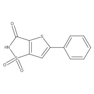 5-phenyl-2H,3H-1lambda6-thieno[2,3-d][1,2]thiazole-1,1,3-trione Structure