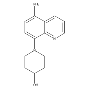 1-(5-Aminoquinolin-8-yl)piperidin-4-ol结构式