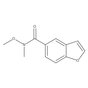 N-Methoxy-N-methylbenzofuran-5-carboxamide Structure