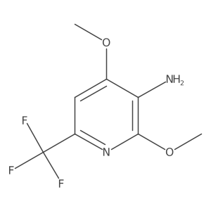 3-Amino-2,4-dimethoxy-6-(trifluoromethyl)pyridine Structure