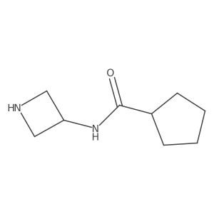 N-(azetidin-3-yl)cyclopentanecarboxamide Structure