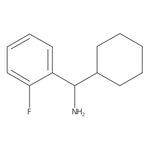 Cyclohexyl(2-fluorophenyl)methanamine Structure