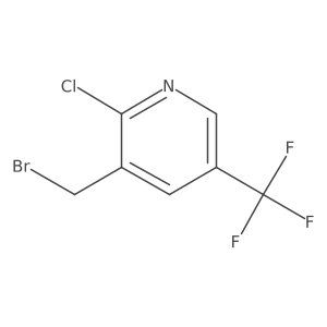 3-(Bromomethyl)-2-chloro-5-(trifluoromethyl)pyridine Structure
