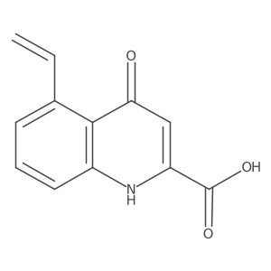 5-Ethenyl-4-oxo-1,4-dihydroquinoline-2-carboxylic acid Structure