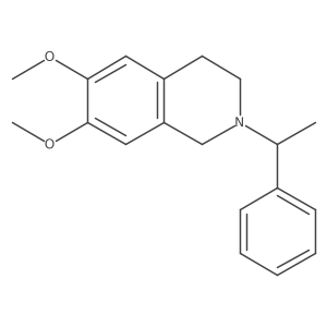 6,7-Dimethoxy-2-(1-phenylethyl)-1,2,3,4-tetrahydroisoquinoline Structure