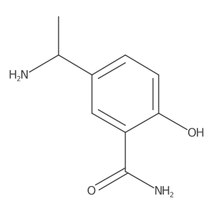 5-[(1S)-1-Aminoethyl]-2-hydroxybenzamide结构式