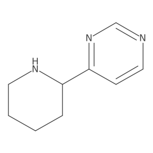 4-(Piperidin-2-yl)pyrimidine结构式