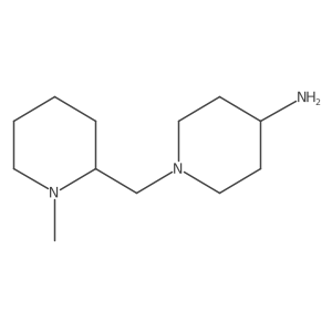 1-((1-Methylpiperidin-2-yl)methyl)piperidin-4-amine结构式