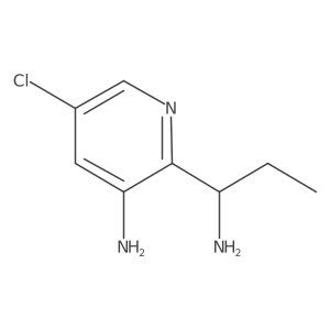 2-Pyridinemethanamine, 3-amino-5-chloro-I+/--ethyl-, (I+/-S)-结构式