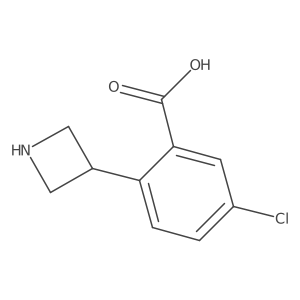 2-(Azetidin-3-yl)-5-chlorobenzoic acid Structure