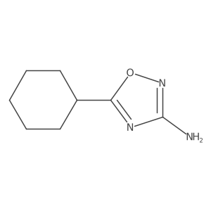 5-Cyclohexyl-1,2,4-oxadiazol-3-amine结构式