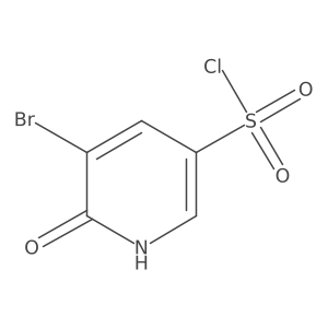 5-Bromo-6-hydroxypyridine-3-sulfonyl chloride结构式