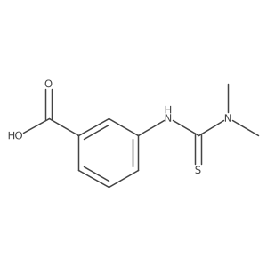 3-[(Dimethylamino)carbonothioyl]aminobenzoic acid Structure