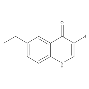 6-Ethyl-3-iodoquinolin-4(1H)-one结构式