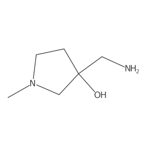 3-(Aminomethyl)-1-methylpyrrolidin-3-ol Structure