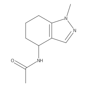 N-(1-methyl-4,5,6,7-tetrahydro-1H-indazol-4-yl)acetamide Structure