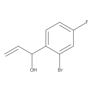 1-(2-Bromo-4-fluorophenyl)prop-2-en-1-ol Structure