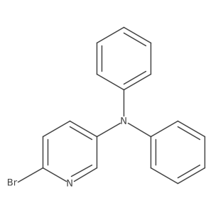 6-bromo-N,N-diphenylpyridin-3-amine结构式