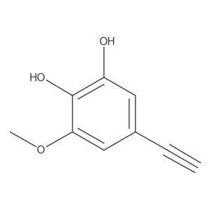 5-Ethynyl-3-methoxybenzene-1,2-diol Structure