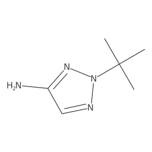 2-(1,1-Dimethylethyl)-2H-1,2,3-triazol-4-amine结构式