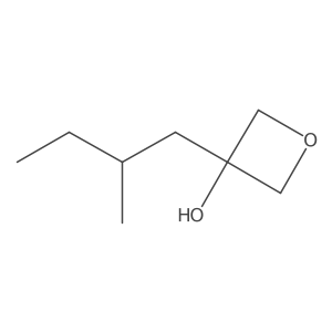 3-[(2R)-2-methylbutyl]oxetan-3-ol Structure