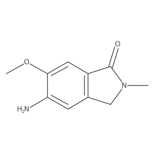 5-Amino-6-methoxy-2-methylisoindolin-1-one结构式