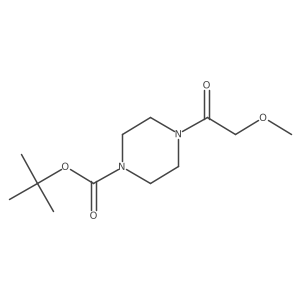 tert-butyl 4-(2-methoxyacetyl)piperazine-1-carboxylate结构式