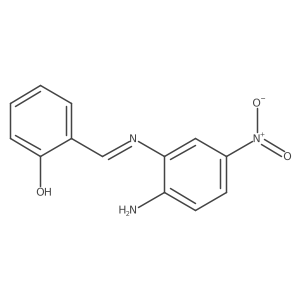 2-(((2-Amino-5-nitrophenyl)imino)methyl)phenol结构式