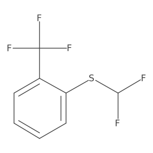(Difluoromethyl)(2-(trifluoromethyl)phenyl)sulfane结构式