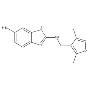 2-N-[(Dimethyl-1,2-oxazol-4-yl)methyl]-1H-1,3-benzodiazole-2,5-diamine结构式