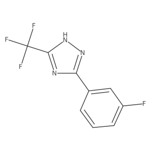 3-(3-fluorophenyl)-5-(trifluoromethyl)-4H-1,2,4-triazole Structure