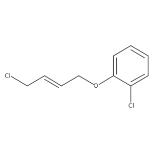 1-Chloro-2-[(4-chloro-2-buten-1-yl)oxy]benzene结构式