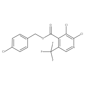 (4-Chlorophenyl)methyl 2,3-dichloro-5-(trifluoromethyl)pyridine-4-carboxylate Structure