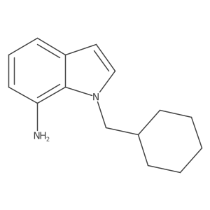 1-Cyclohexylmethyl-1H-indol-7-ylamine结构式