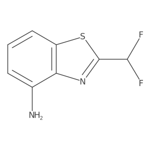2-(Difluoromethyl)-1,3-benzothiazol-4-amine Structure